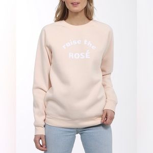 NWT BRUNETTE THE LABEL / RAISE THE ROSE SWEATER